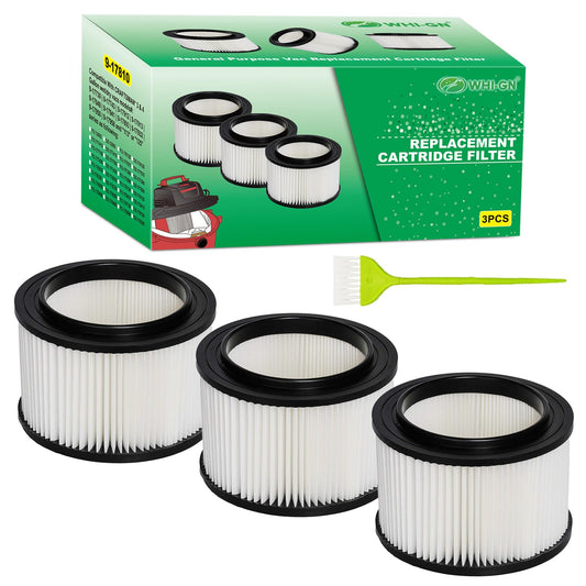 3 Pack 17810 Replacement Filters for Craftsman 3 to 4 Gallon Shop - Image 1