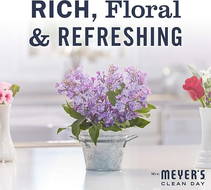 Mrs. MEYER'S CLEAN DAY Variety, 2 Liquid Hand Soap 12.5 OZ, 1 Liquid Dish Soap, 16 FL OZ (Lilac)