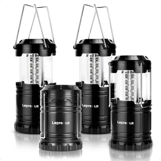 Lepro LED Camping Lanterns, 4 Pack - Image 1