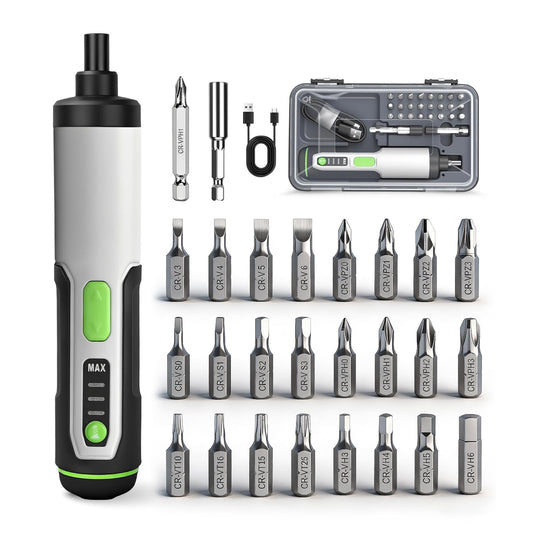Electric Screwdriver Cordless Power Screwdriver 25-Piece Tool - Image 1
