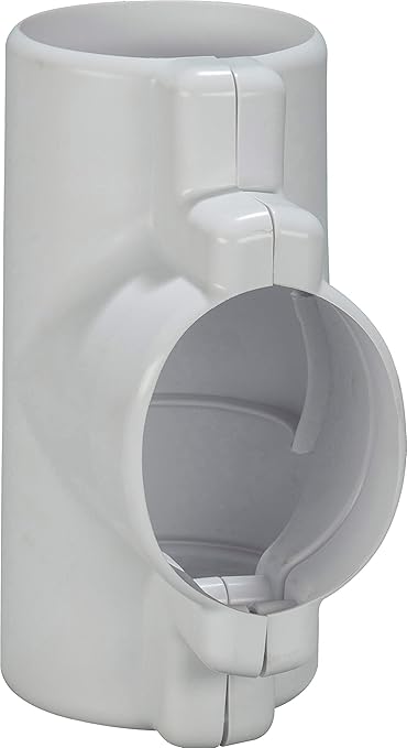 Truebro 82198 Lav Guard 2 100 Series Undersink Molded Vinyl Adjustable Center/End Outlet Waste 2 Basket Strainer Covers, 107 E-Z, China White