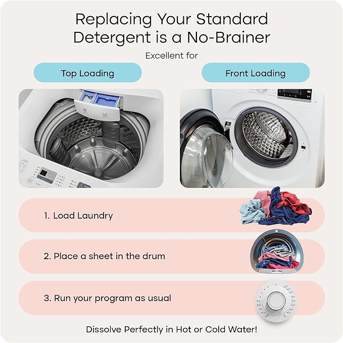 Uproot Clean Laundry Sheets Ultra - 30 Pack - Fresh Scent: Extra-Large Enzyme-Powered Laundry Detergent Sheets Travel Pack - Eliminate Clinging Fur, Pet Odors, & Messy Residue - Up to 60 Loads