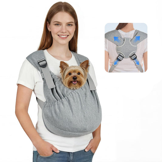 Supet Dog Sling Carrier for Pets, Adjustable Hands Free - Image 1