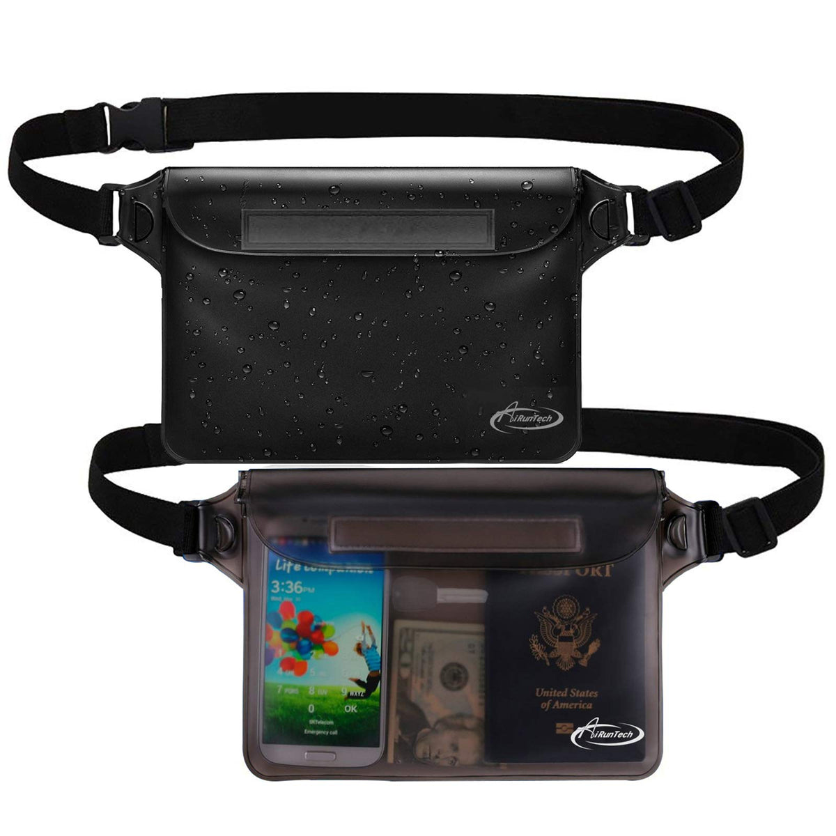 AiRunTech Waterproof Fanny Pack,Phone Pouch Dry Bag - Image 1