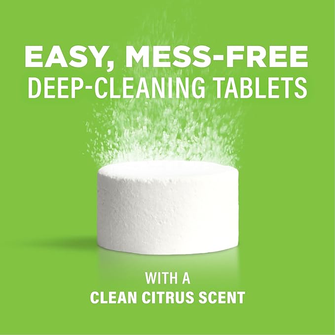 Affresh Garbage Disposal Cleaner, Helps Power Away Odor Causing Bacteria, Debris & Grime in Grind Chamber, Impeller & Drain Pipe, 3 Tablets, 3 Month Supply