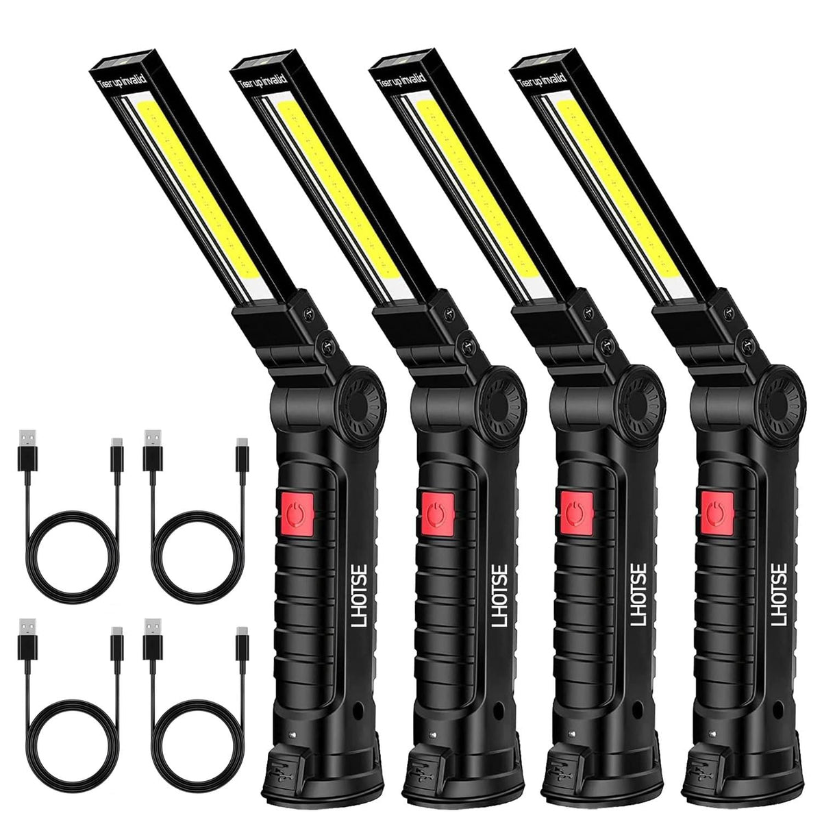Rechargeable LED Work Light/Flashlight for Mechanic(4 Pack) - Image 1
