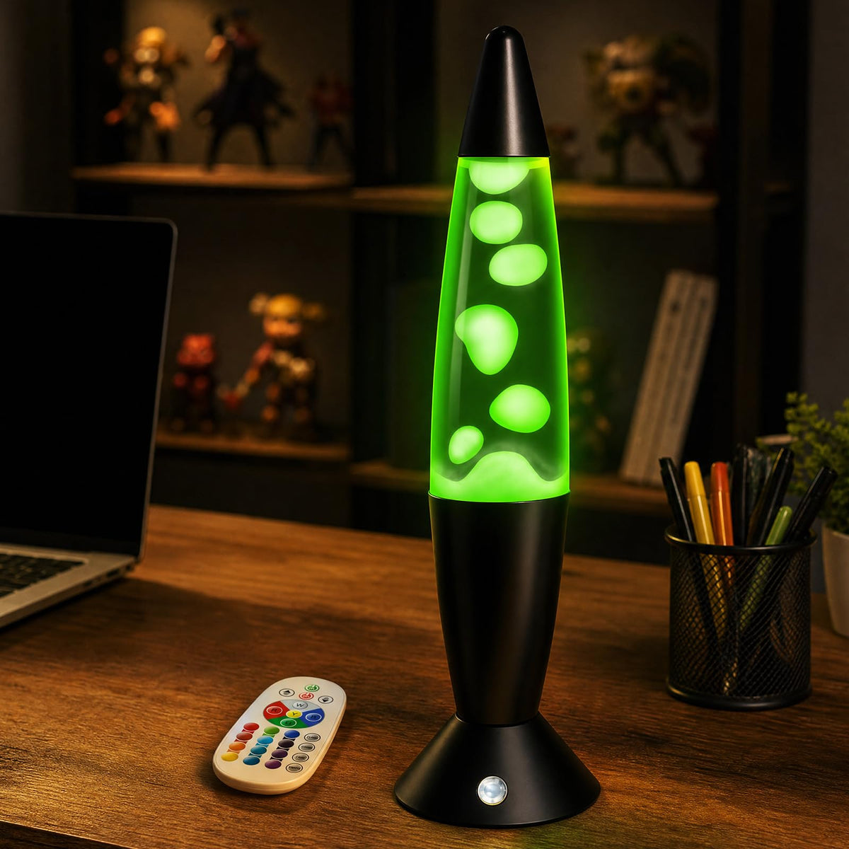 17 Color Changing Lava Lamp, 13.5" Dimmable Motion Light - Image 1