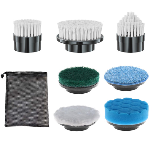 Electric Spin Scrubber Replacement Brush Heads, 7 Pcs Set - Image 1