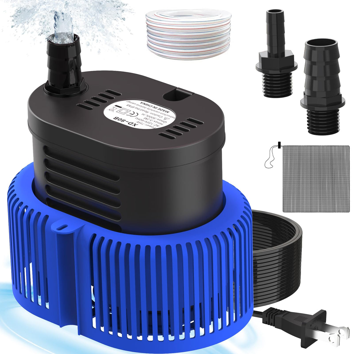 AgiiMan 850GPH Pool Cover Pump, Submersible Sump Pump above - Image 1