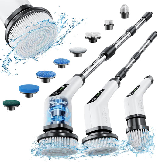 Electric Spin Scrubber, Bathroom Shower Cleaning Brush - Image 1