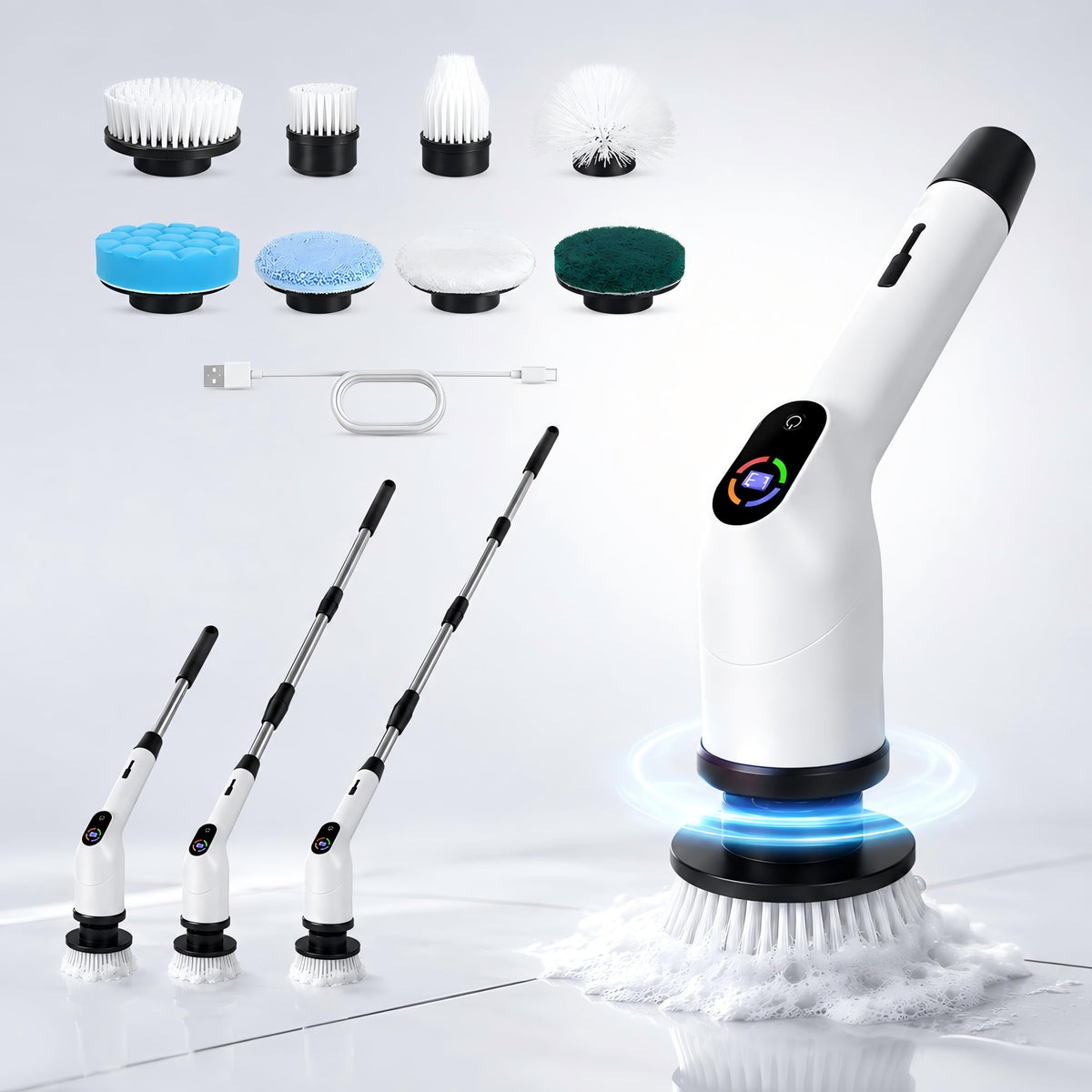Electric Spin Scrubber,2026 Upgraded Cordless Power - Image 1