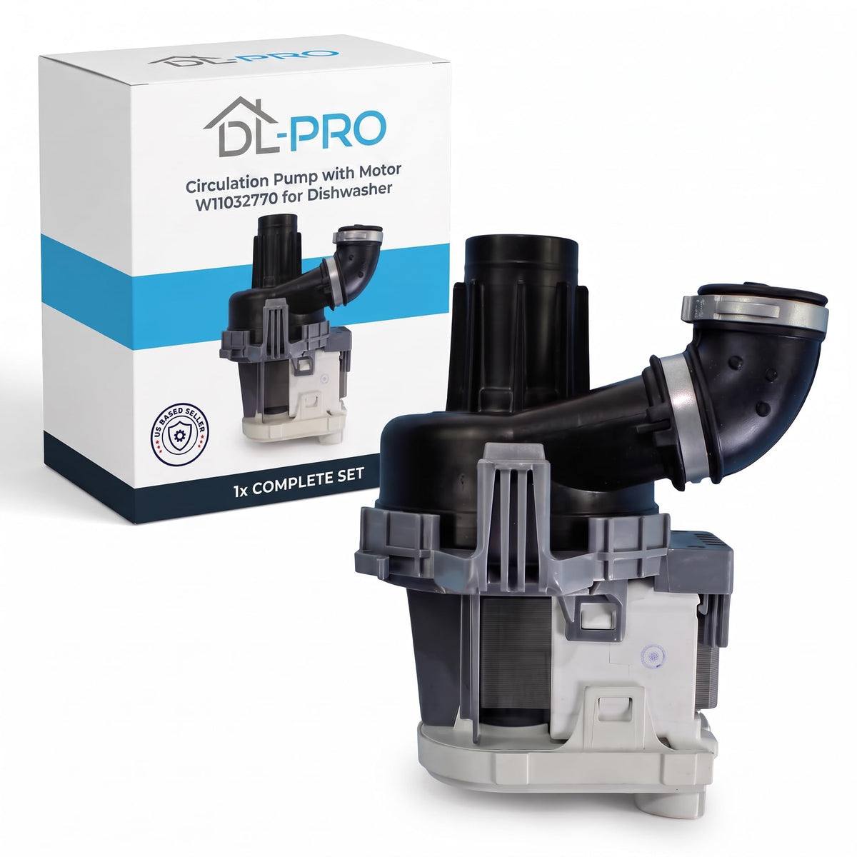 DL-PRO Circulation Pump W11032770 for Whirlpool Kenmore - Image 1