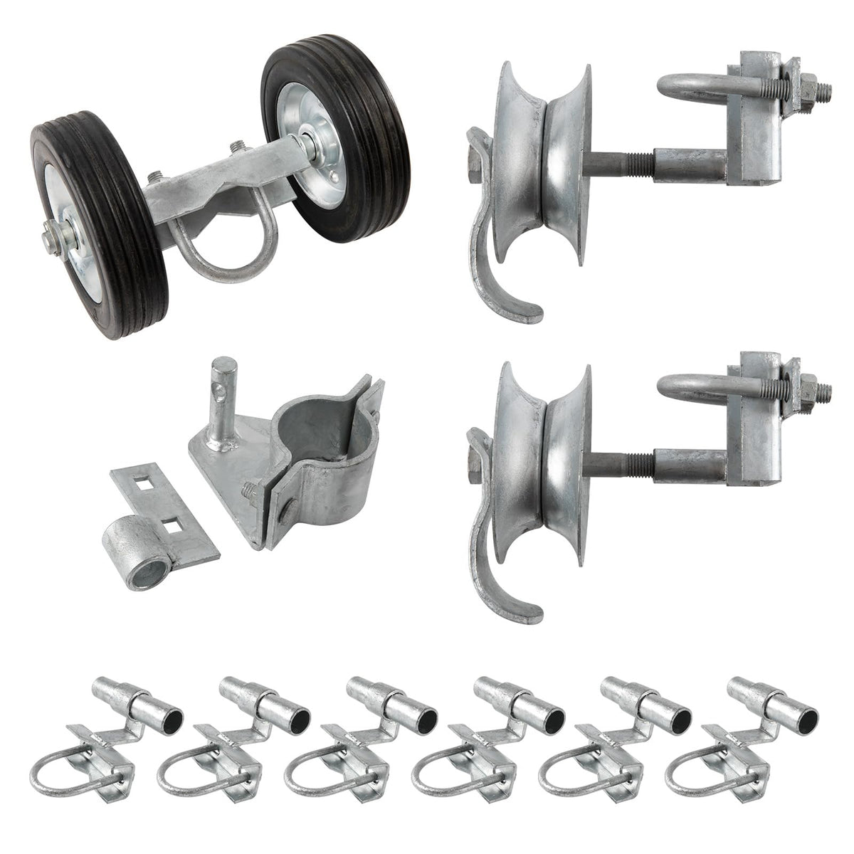 6" Sliding Gate Hardware Kit for Chain Link Fence - Image 1