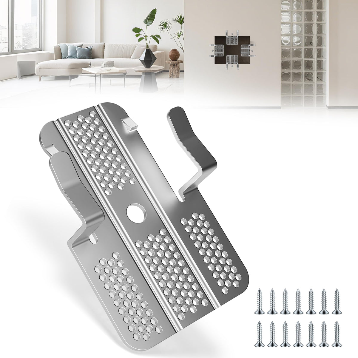 52 Pack Drywall Repair Clips,Easy Install Drywall Clip - Image 1