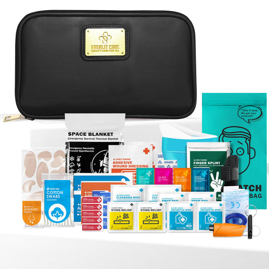 EVERLIT CARE Car First Aid Kit with Emergency Supplies - Image 1