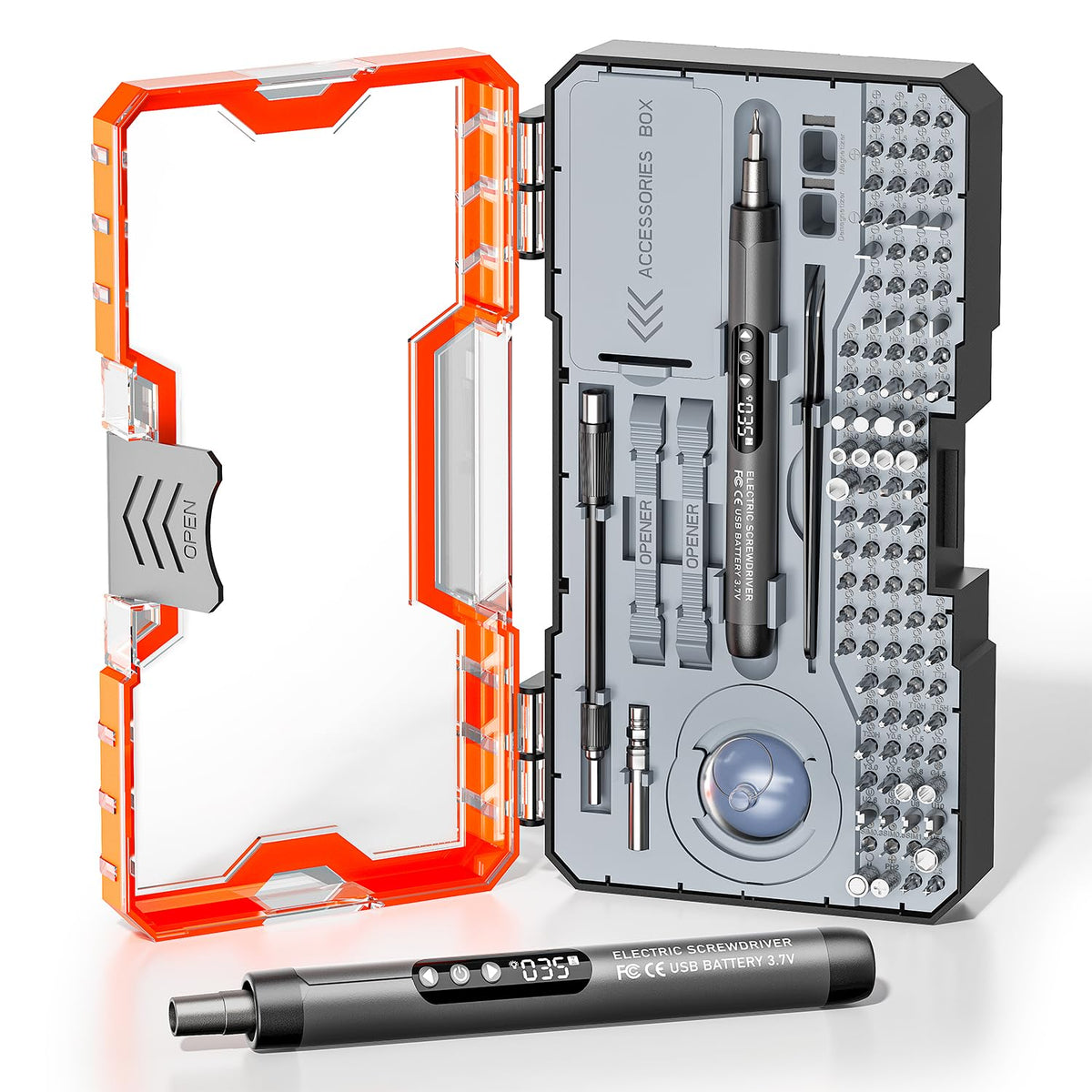 120-IN-1 Mini Electric Screwdriver Set is a comprehensive | Hand Tools - Image 1