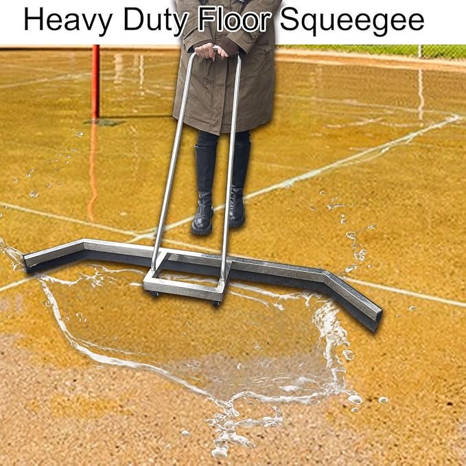 Port Tennis Court Squeegee Rain Shuttle for Sports Court Water Wiper Device Water Remover Stadium Dust Collector Wiper