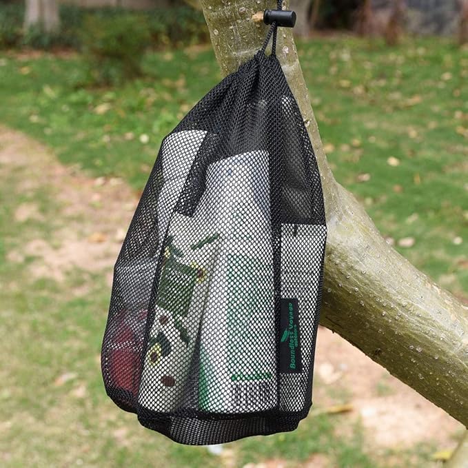 iBasingo 5pcs Nylon Mesh Bag Stuff Sack Golfball Pot Outdoor M-BVP02