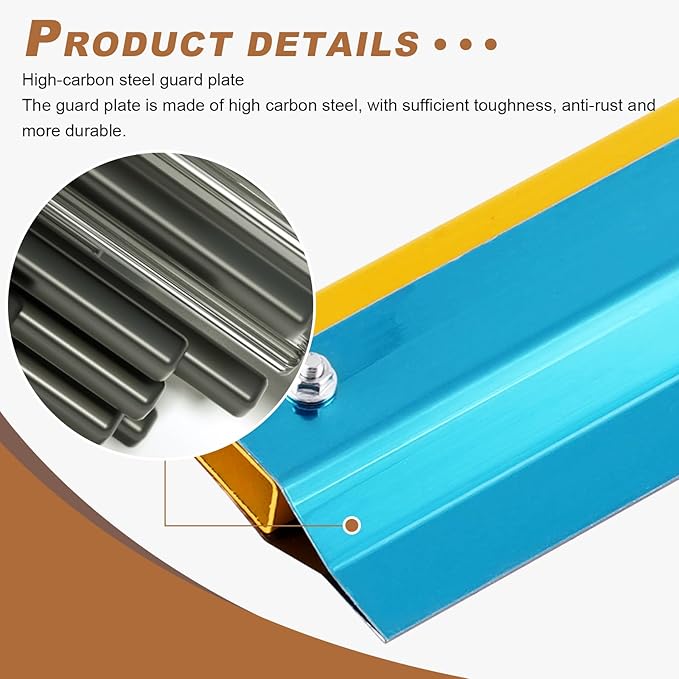 Notched Squeegee for Self Leveling, Cement Floor Leveling Tool Self-Leveling Floor Squeegee Construction Tool with 3 Racks
