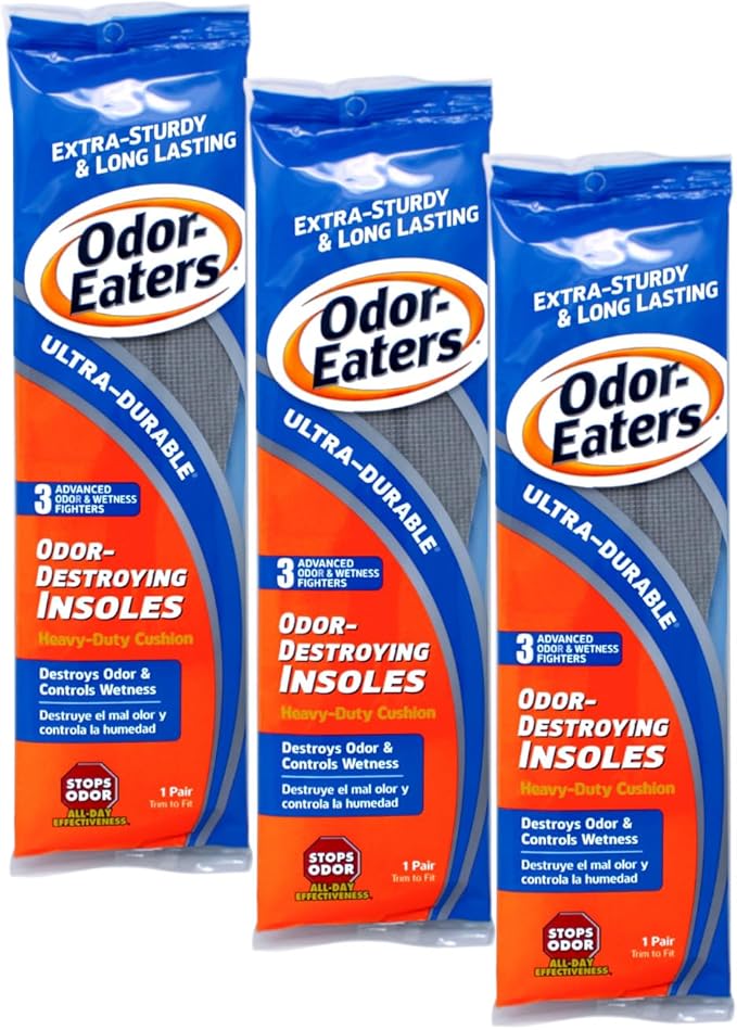 Odor Eaters Insoles Ultra-Durable (3 Pack)