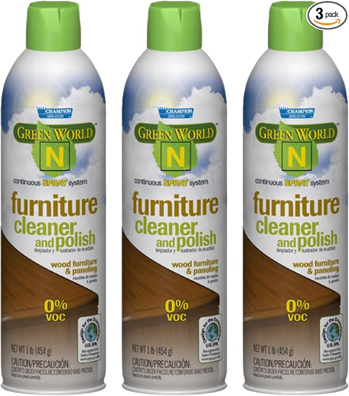 Champion Sprayon Furniture Cleaner & Polish. 3-14oz. Net Can.