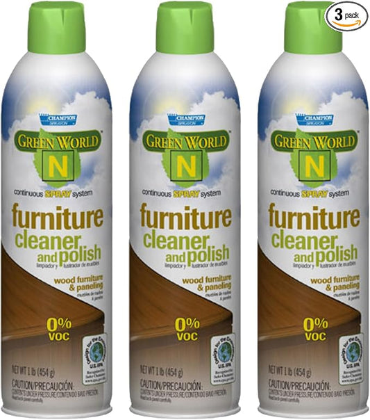 Champion Sprayon Furniture Cleaner & Polish. 3-14oz. Net Can.