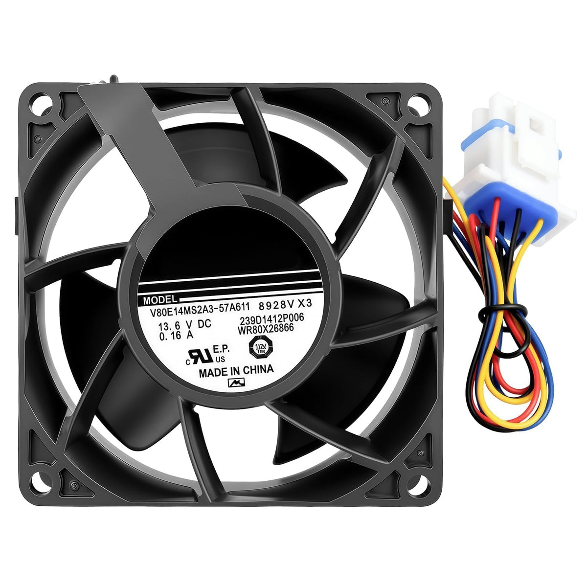 WR60X26866 OEM Refrigerator Evaporator Fan Motor for GE - Image 1
