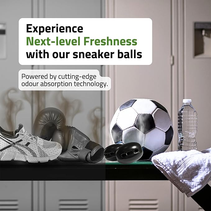 Premium Shoe Deodorizer (Pack of 6) | Scented Odor Ball for Shoes | Long-Lasting | Multi-use Shoe Deodorant for Shoes, Closet, and Bags by Perfa