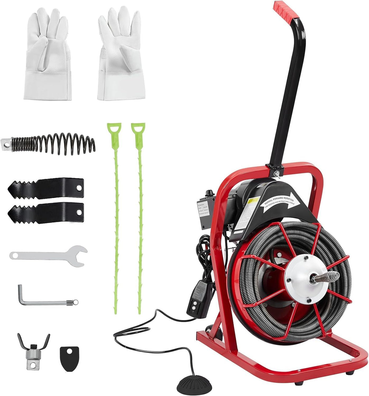 75 ft X 1/2 in Drain Cleaner Machine, Drain Cleaning Machine - Image 1