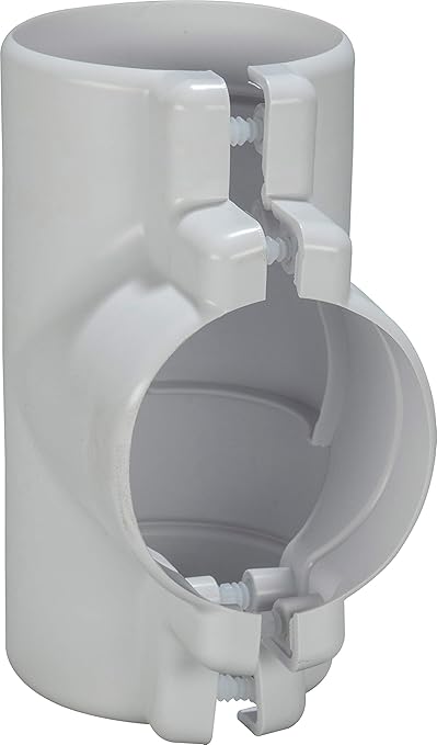 Truebro 82198 Lav Guard 2 100 Series Undersink Molded Vinyl Adjustable Center/End Outlet Waste 2 Basket Strainer Covers, 107 E-Z, China White