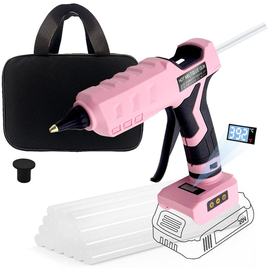 100W Cordless Glue Gun for Dewalt 20V MAX Battery- 20 Full Size - Image 1