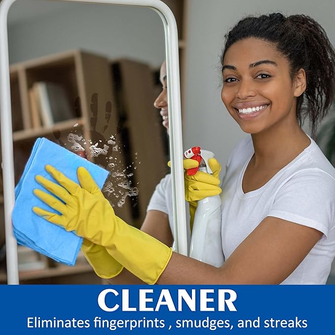 Foam Glass Cleaner, Ammonia-Free Auto Glass Cleaner, Window Cleaner Spray Safe for Tinted Non-Tinted Windows, Streak-Free Shine for Auto and Home, up to 42 fl oz (Pack of 3)…