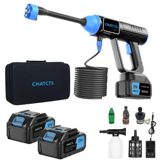 Portable Cordless Washer, Car Washer with 2 Batteries - Image 1