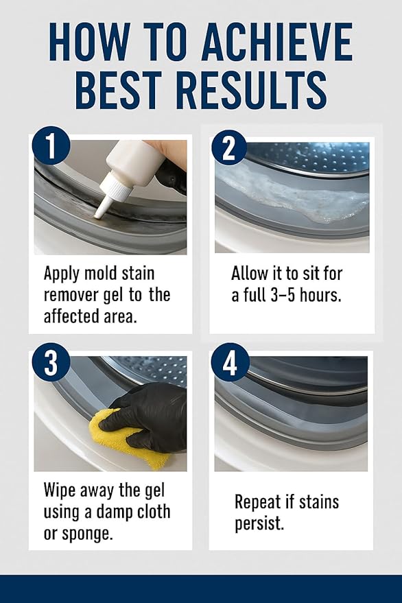 Mold Gel Remover – Clings to Grout, Works Overnight