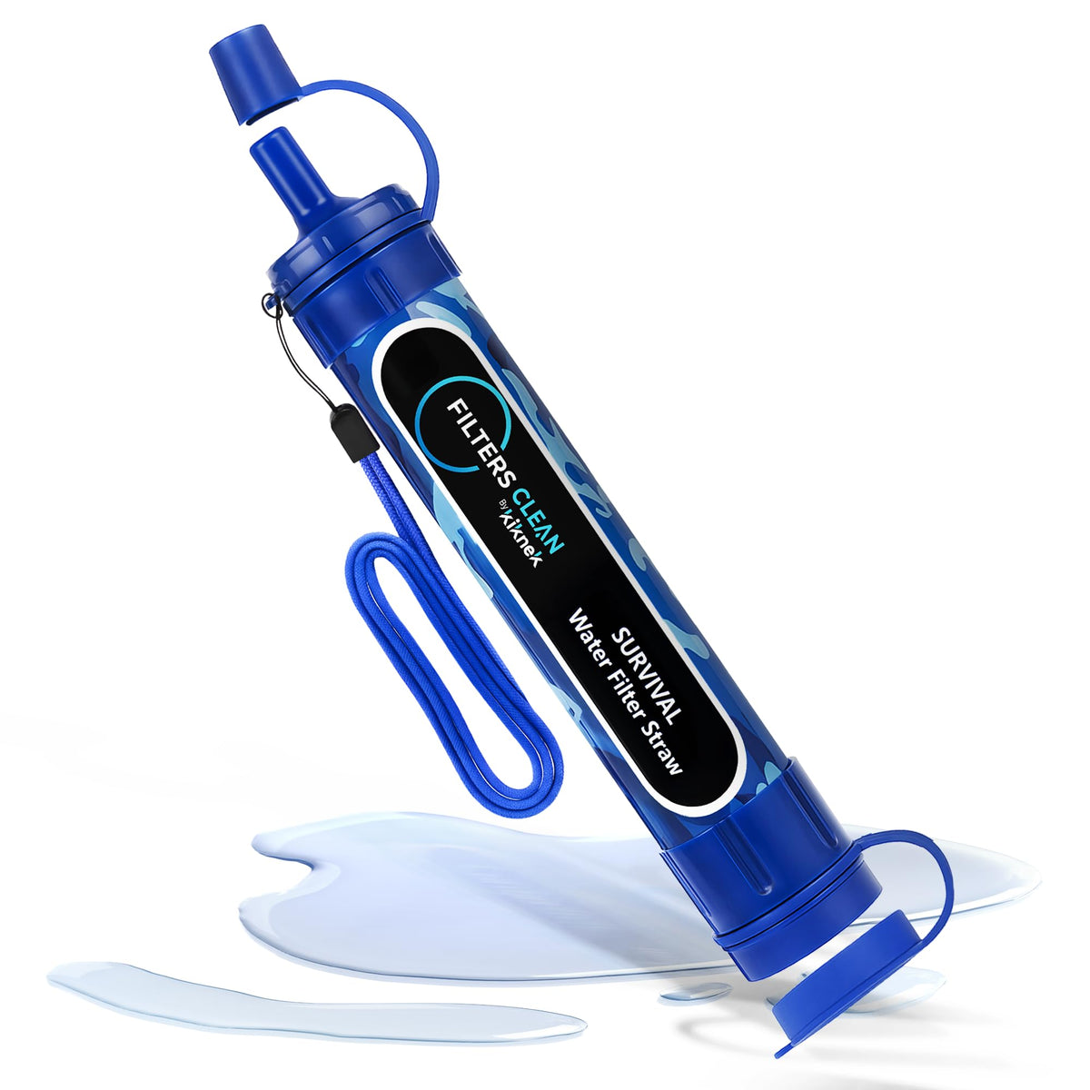 Filters-Clean Survival Water Filter Straw, 0.1 Micron Water - Image 1