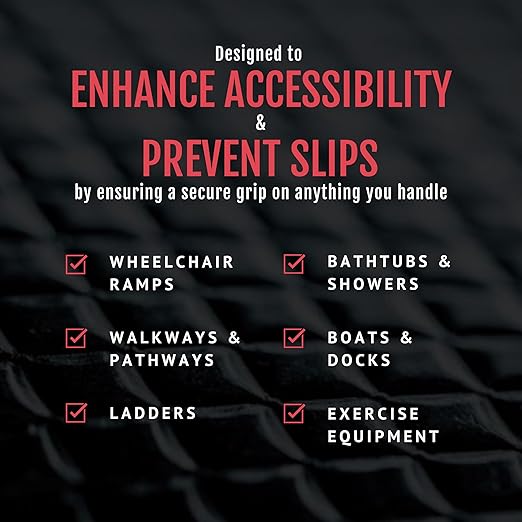 CATTONGUE GRIPS Non-Abrasive Grip Tape Wrap - 2” Thick Heavy-Duty, Waterproof Anti-Slip Tape for Wrapping Tools, Bats, Gym Equipment - Indoor & Outdoor Anti-Slip Solution (Clear, 10ft)