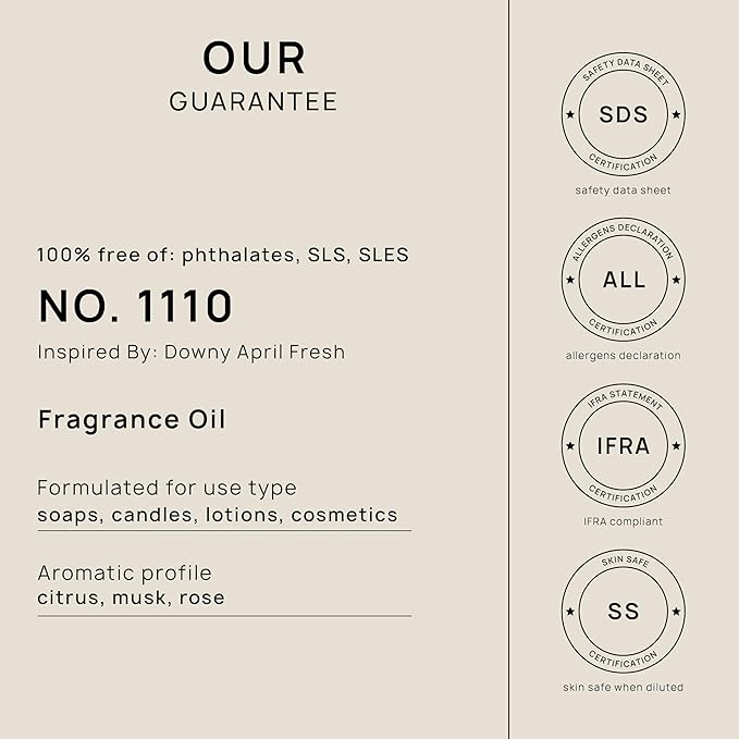 VINEVIDA [32oz] (Our Version of) Downy April Fresh Fragrance Oil for Soap Making - Soap Fragrance Oil - Scents for Soap Making - Oils for Soap Making - Essential Oils for Soap Making - Soap Scent