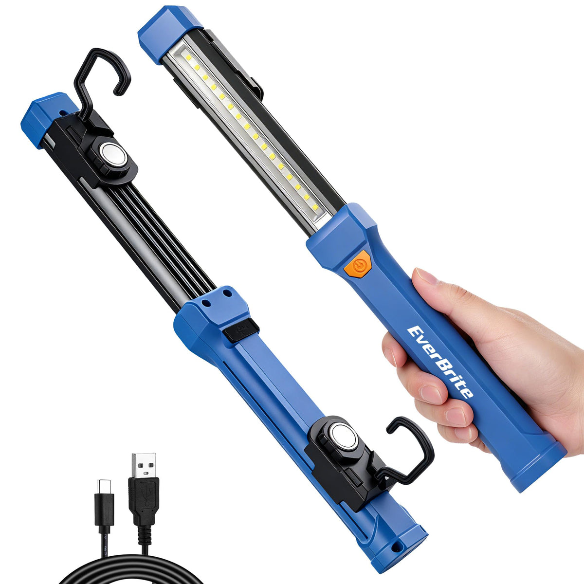 EverBrite 1000LM Work Light, Rechargeable Magnetic Flashlight - Image 1