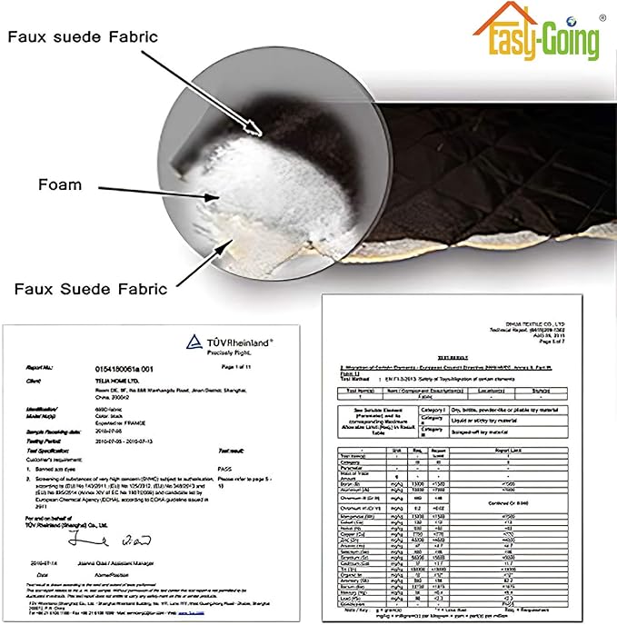 Easy-Going Chair Sofa Slipcover Reversible Sofa Cover Water Resistant Couch Cover Furniture Protector Cover with Elastic Straps for Pets Kids Children Dog Cat (Chair, Brown/Brown)