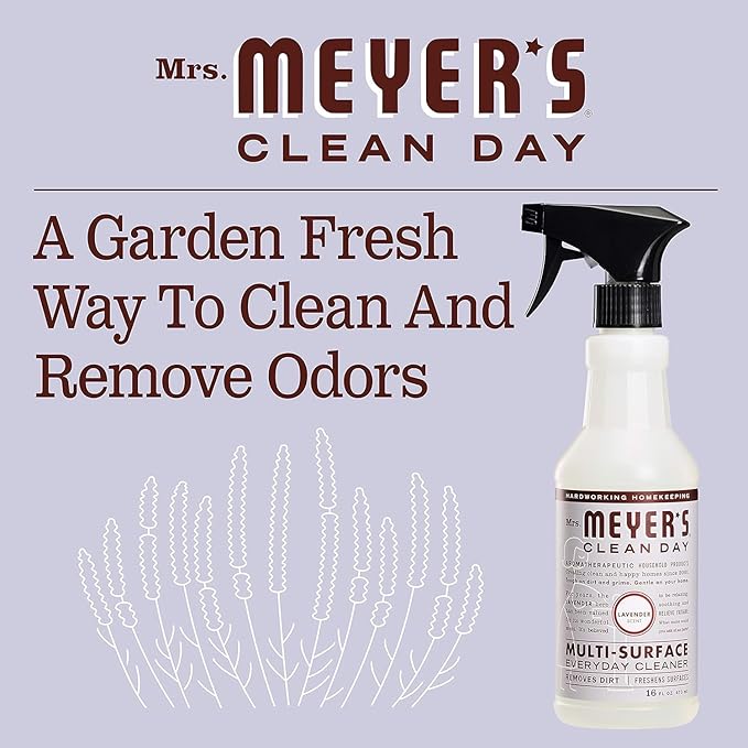 MRS. MEYER'S CLEAN DAY Lavender Scent Multi-Purpose Household Cleaner, 16 oz. (Pack of 3)