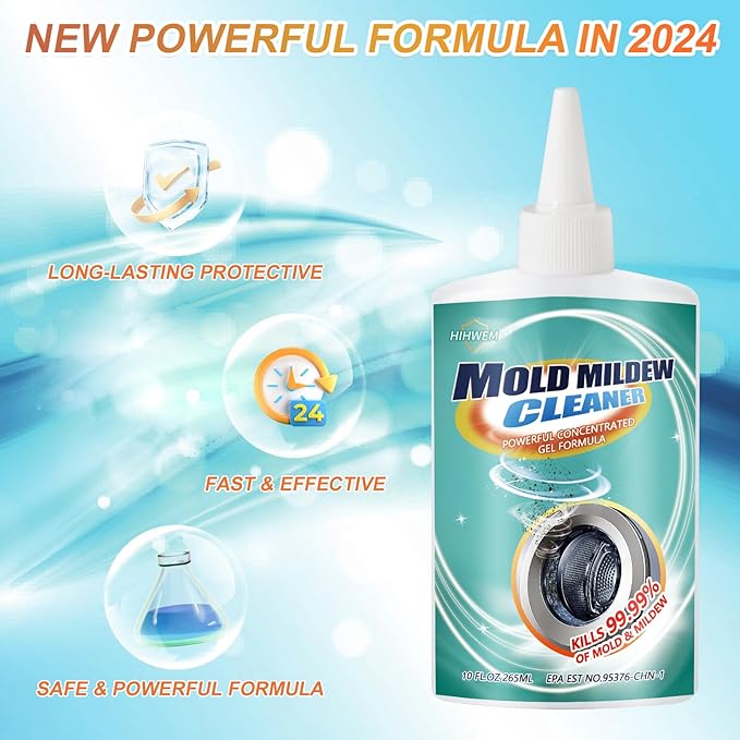 Household Mold Remover Gel - Kitchen Sink & Grout Cleaner 2-Pack