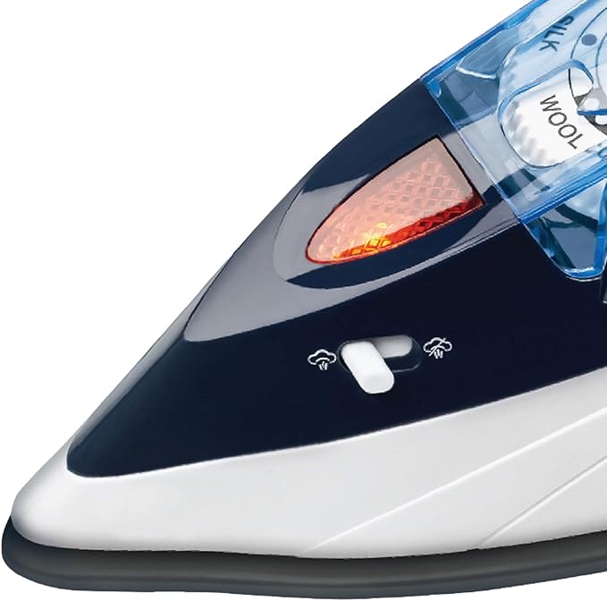Brentwood MPI-45 Travel Iron with Steam 800-Watt Dual Voltage,Non-Stick,Blue