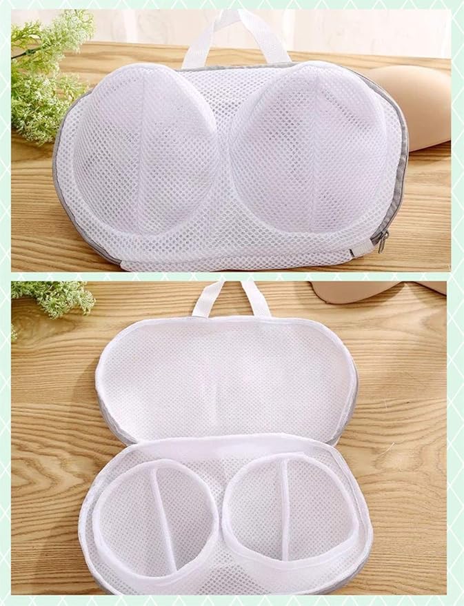 DurReus Laundry Science Bra Wash Bag Nest Delicates Padded Underwear Washing Bag Sport Bras Protector in Washer Dryer Machine