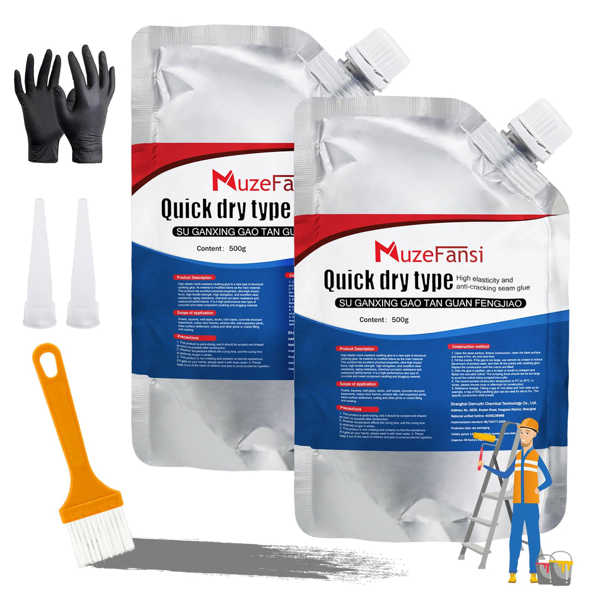 Concrete Crack Sealant, Premium Concrete Crack Filler - Image 1