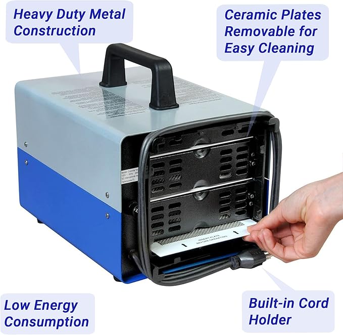 Villa 3000 Ozone Generator for Eliminating Odors, permanently removing Tobacco, Pet and Musty Odors at their Source - Easily Treats Up To 3000 Sq Ft