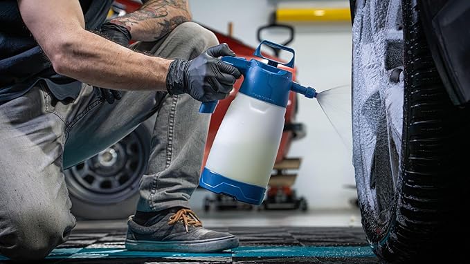 IK Foam Pro 2 ALK – Alkaline Foam Sprayer for Car Detailing, Cleaning & Industrial Use – 50 oz – High Safety, Fan Nozzle, Translucent Tank