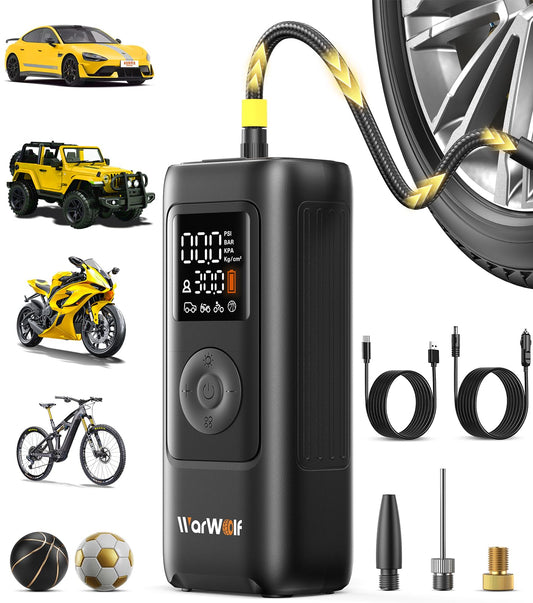 Smart Heavy Duty Tire Inflator, Auto Shut-Off at Target PSI - Image 1