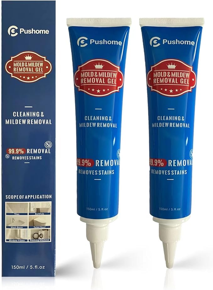 Household Mold Stain Remover Gel - Grout & Kitchen Sink Cleaner 2-Pack