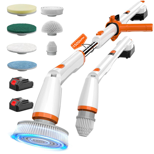 Electric Spin Scrubber,1500RPM Powerful Cleaning Brush for Home - Image 1