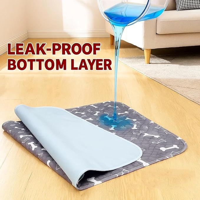 Puppy Pads with pheromones, 2026 Upgraded Washable Puppy Pads for Dogs & Cats, Pee Pad - Leak & Odor Waterproof, Non-Slip Base, Easy to Clean & Reusable (Brown-A, XS: 11.8" × 11.8")
